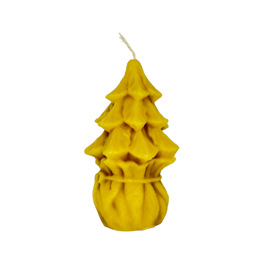 Candela profumata albero di Natale con sacco