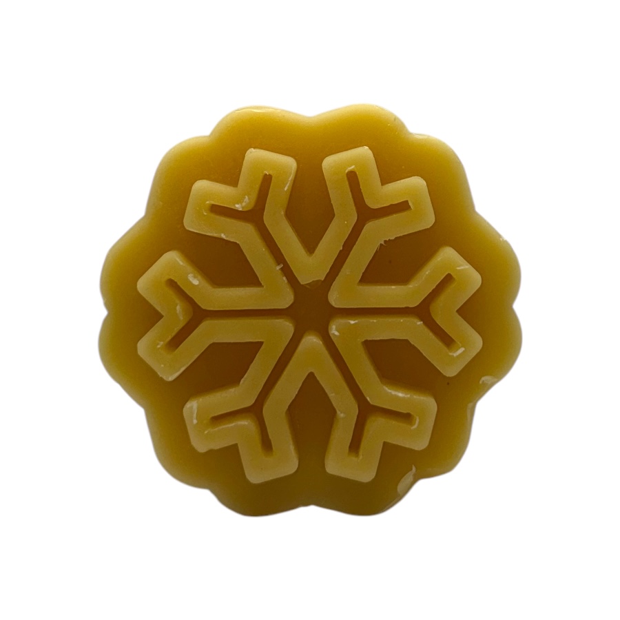 Candela profumata fiocco di neve grande