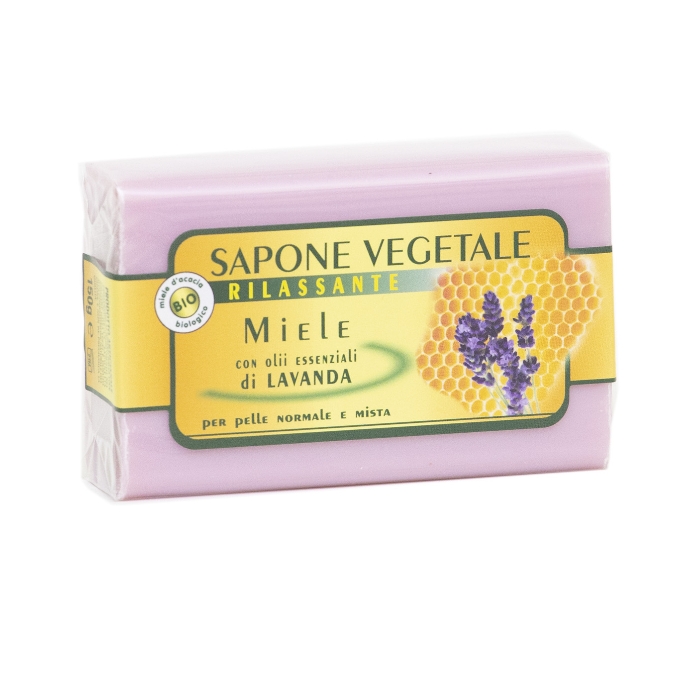 Sapone vegetale al  Miele e Lavanda