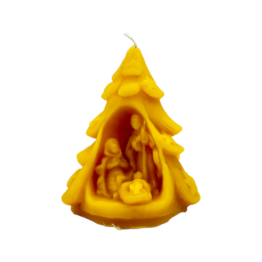 Candela profumata Albero con Natività