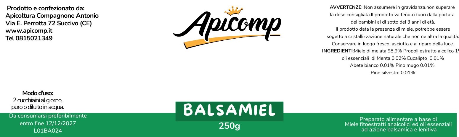 Balsamiel in barattolo da 250g