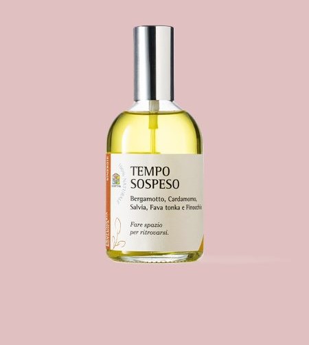 Profumo TEMPO SOSPESO - Bergamotto,Cardamomo,Salvia,Fava Tonka,Finocchio -115 ml