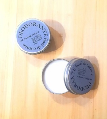 Deodorante naturale in jar di alluminio - Fiori freschi di cotone  -  50 gr.