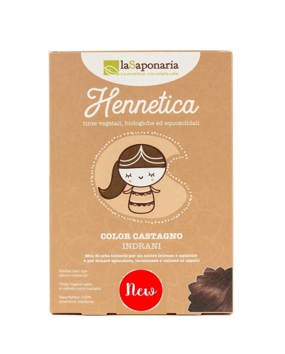Tinta vegetale castagno - Indrani - 100 gr.