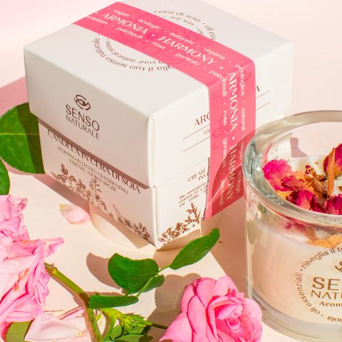 Candela di Soia profumata - ARMONIA - 250 ml