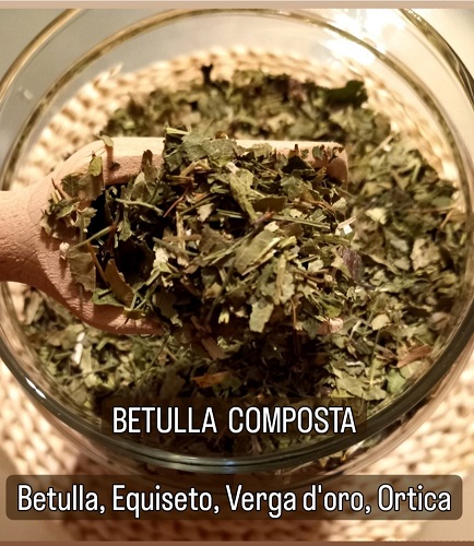BETULLA COMPOSTA - Betulla fg, Equiseto s., Verga d'oro s., Ortica fg
