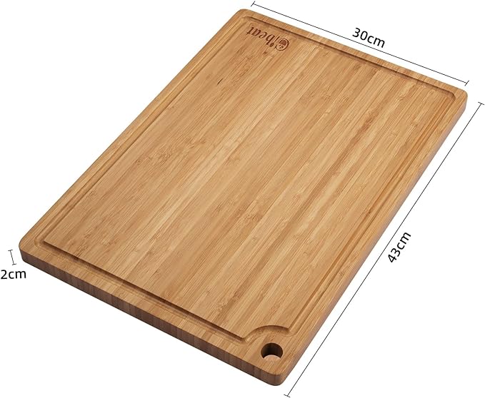 TAGLIERE FAGGIO C/FORO 45X30X1,5