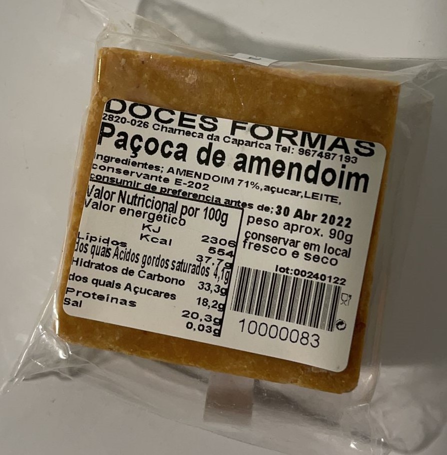 Dolce di Arachidi (Paçoca)