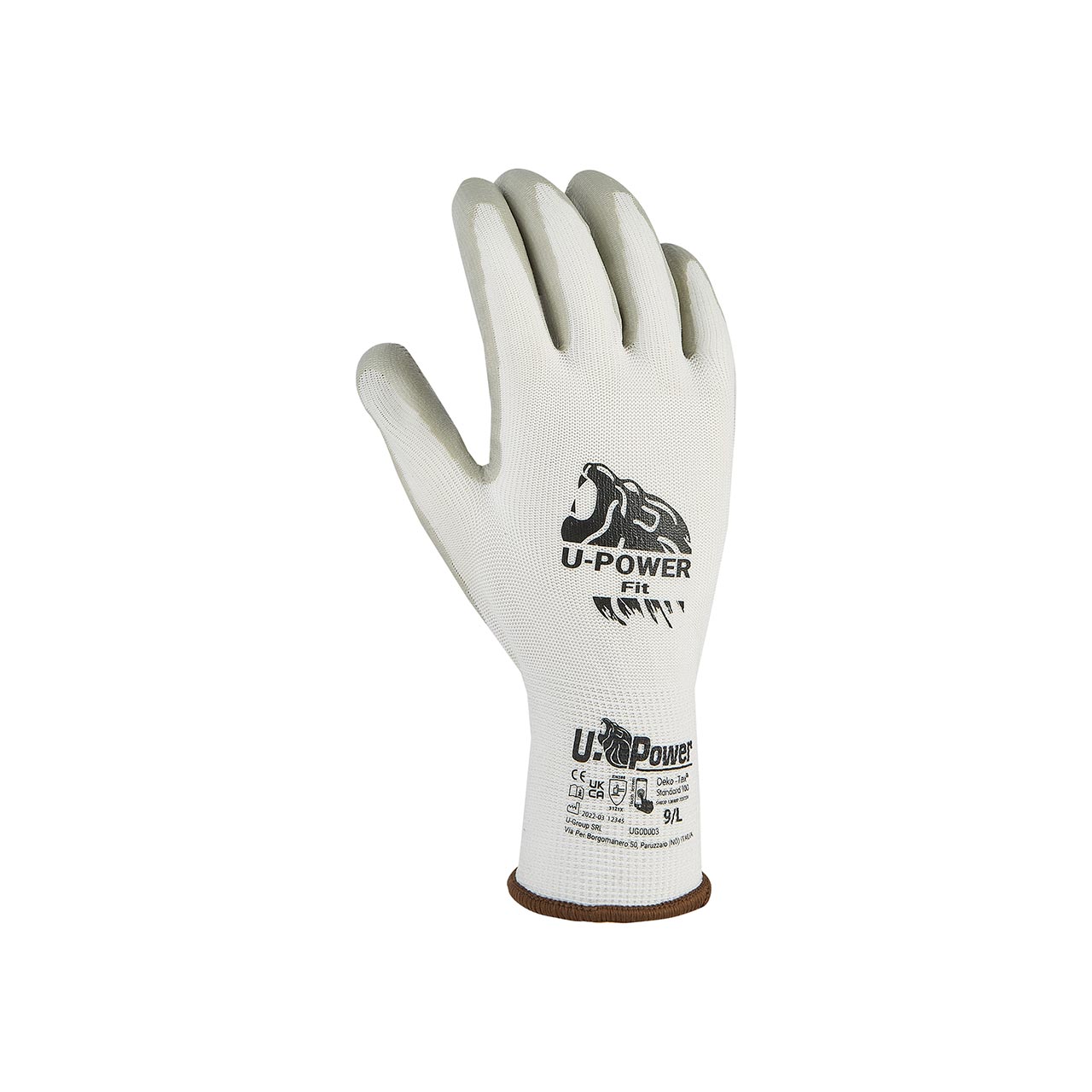 U-POWER FIT Bianco/grigio Conf=12 Pa
