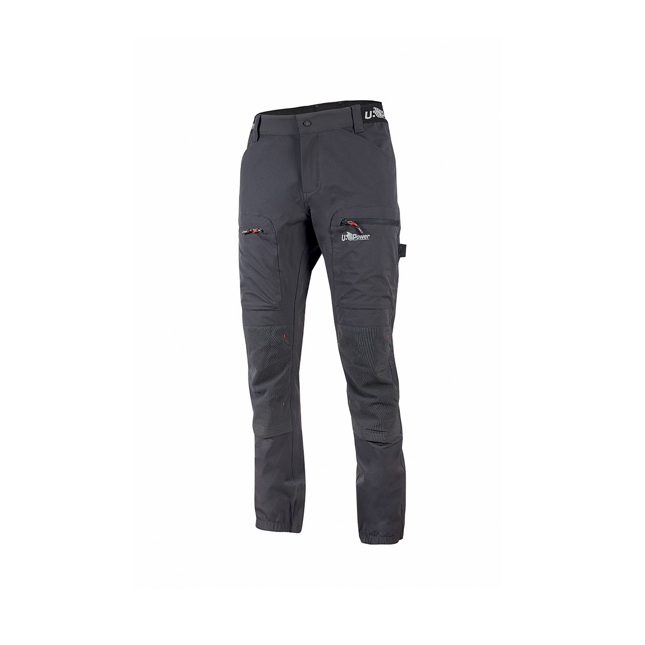 PANTALONE HARMONY U-4 WAY STRETCH U-POWER BLACK CARBON ASPHALT GREY