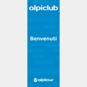 Alpiclub - xbanner benvenuti 70x180 (struttura inclusa)