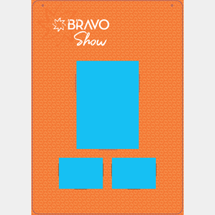 Bravo - bacheca Show 72x102 (1 tasca A3 + 2 tasche A5)