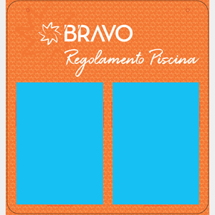 Bravo - bacheca Regolamento Piscina 49x52 (2 tasche A4)