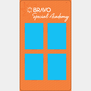 Bravo - bacheca Special Academy 58x102 (4 tasche A4)