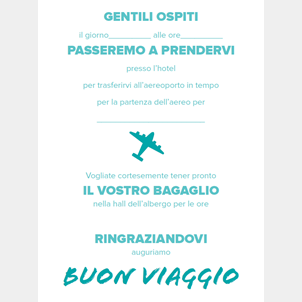 Eden Viaggi - biglietto avviso partenza (conf. 250 pz)