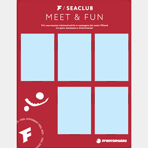 Seaclub - bacheca Meet & Fun 5 tasche 72x93