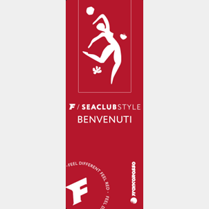 Seaclub Style - xbanner benvenuti 70x180 (struttura inclusa)