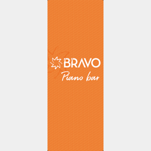 Bravo - xbanner piano bar 70x180 (struttura inclusa)