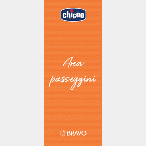 Bravo - xbanner area passeggini 70x180 (struttura inclusa)