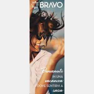 Bravo - xbanner benvenuti 70x180 (struttura inclusa)