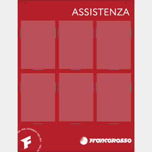 Francorosso - bacheca assistenza 6 tasche 72x93