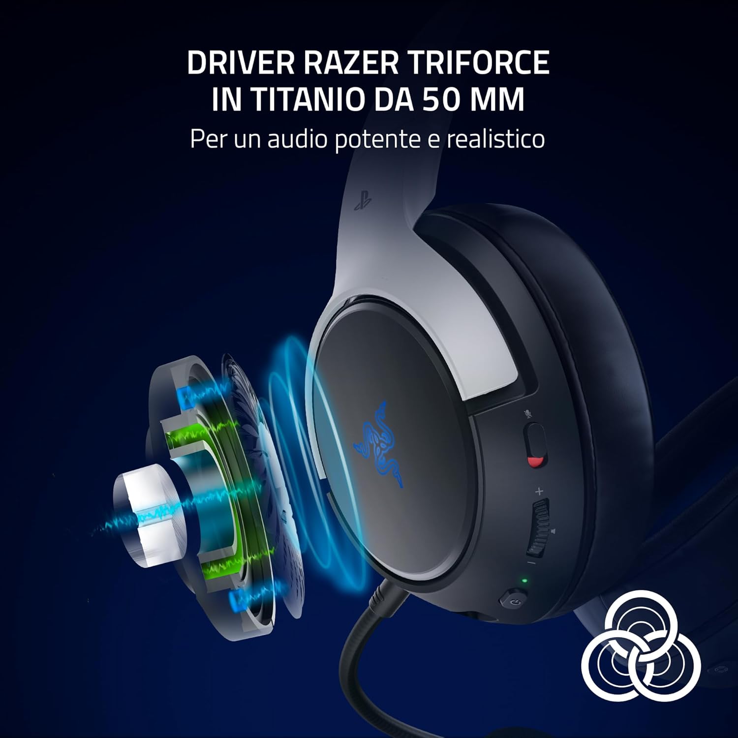 Cuffie Razer Kaira HyperSpeed (Licenza Playstation)