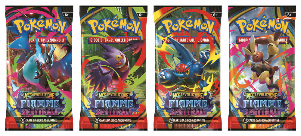 Pokemon ITA Megaevoluzione Fiamme Spettrali Busta