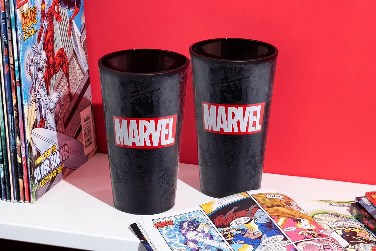 Bicchiere Logo Marvel