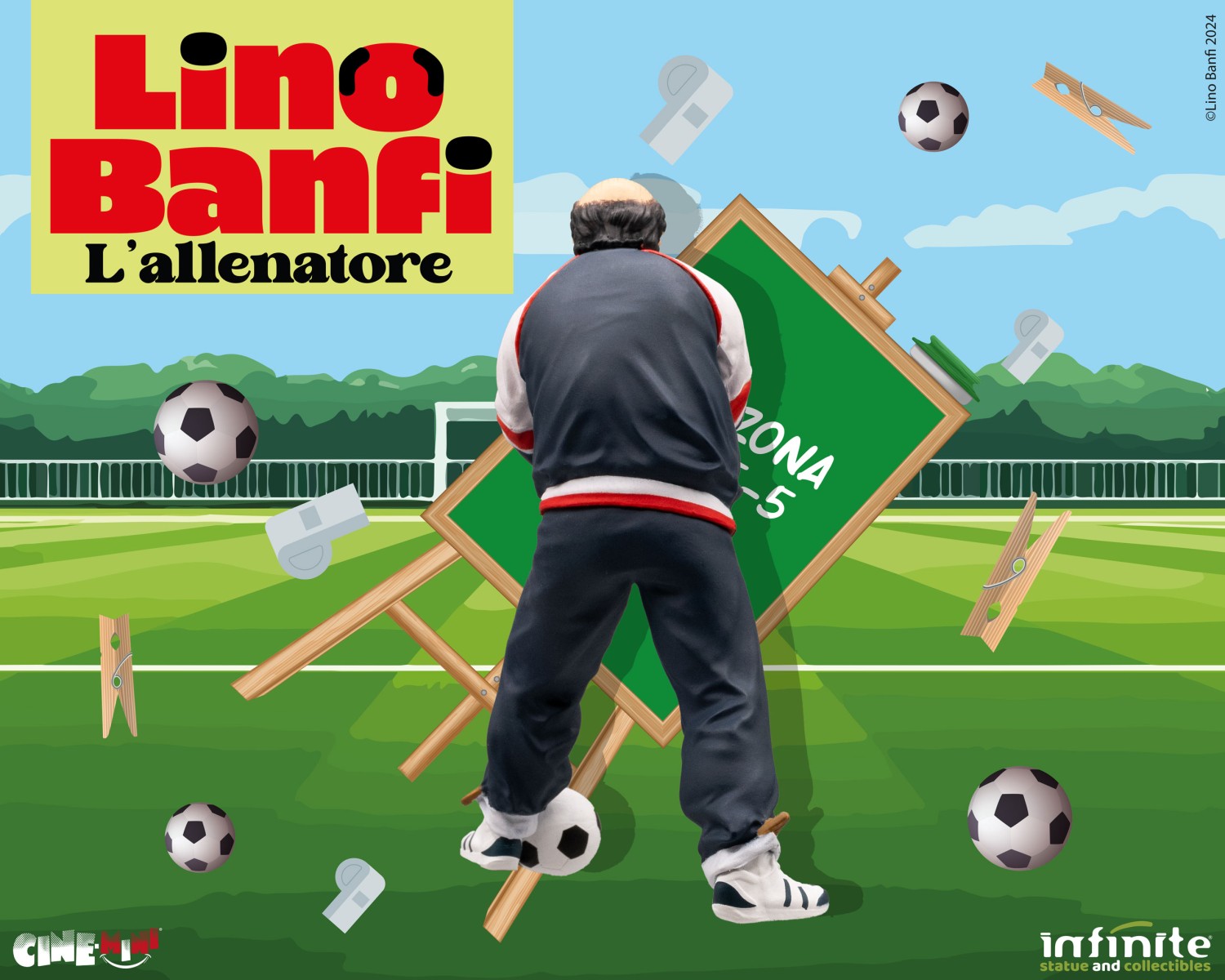 Lino Banfi L'Allenatore Figure
