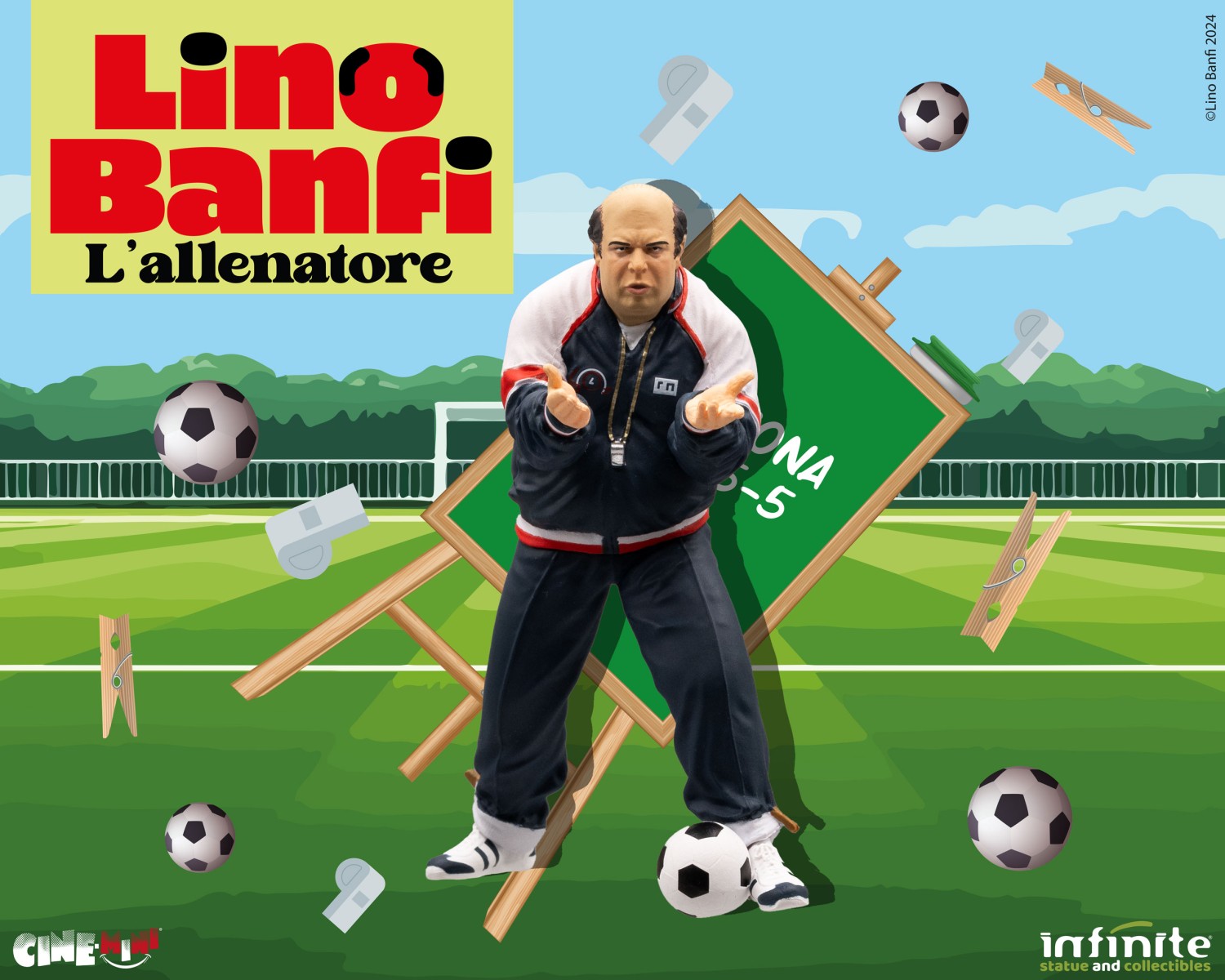 Lino Banfi L'Allenatore Figure