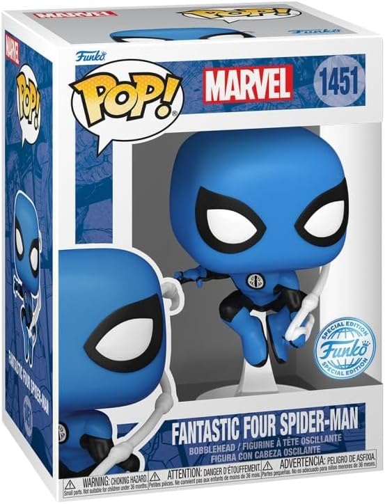 Funko POP! Marvel: I Fantastici Quattro - Spider-Man Costume Blu Exclusive - 145