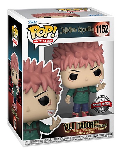 Funko POP! Jujutsu Kaisen Yuji Itadori w/Sukuna Mouth 1152