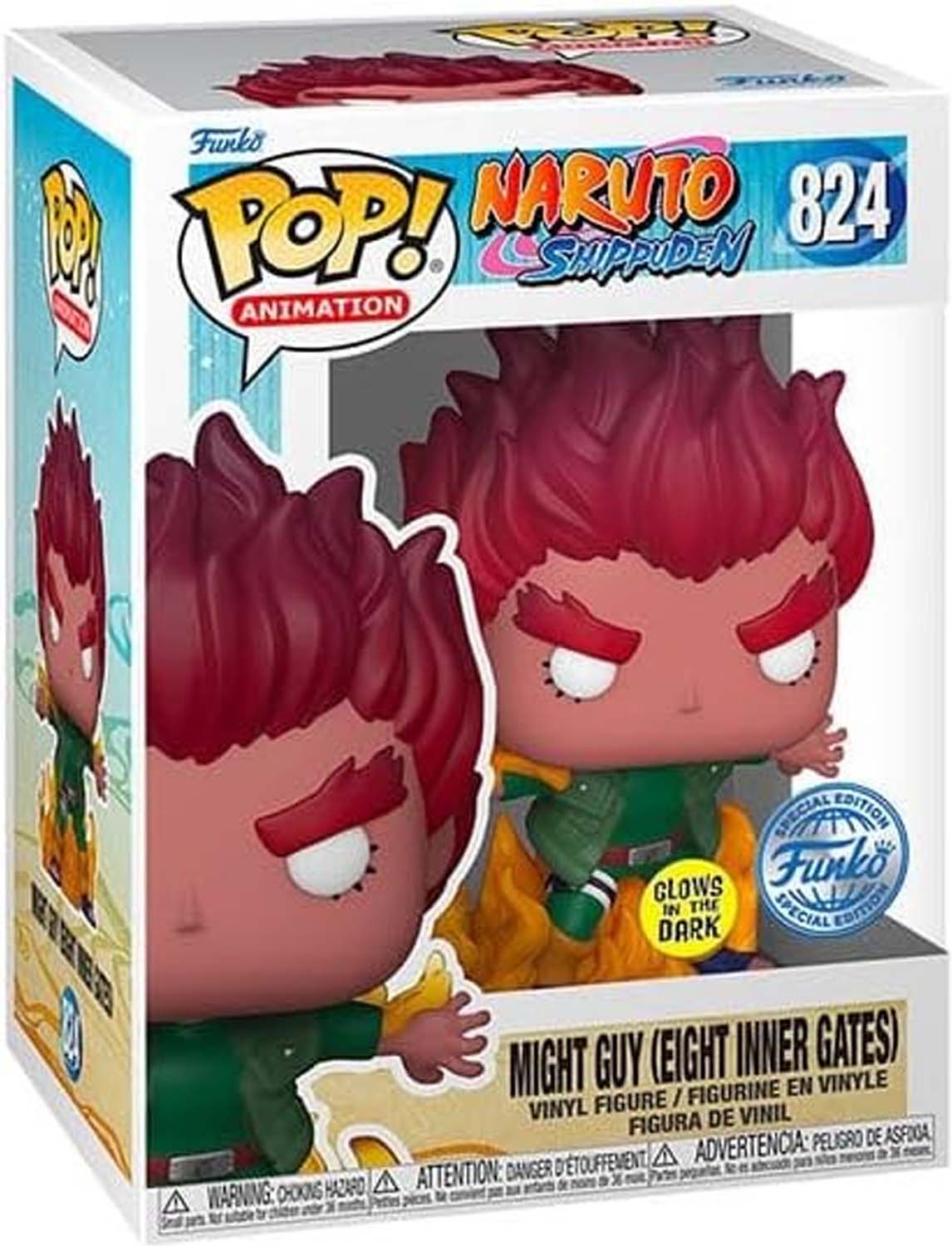 Funko POP! Naruto Shippuden Might Guy (Eight Inner Gates) Glows in The