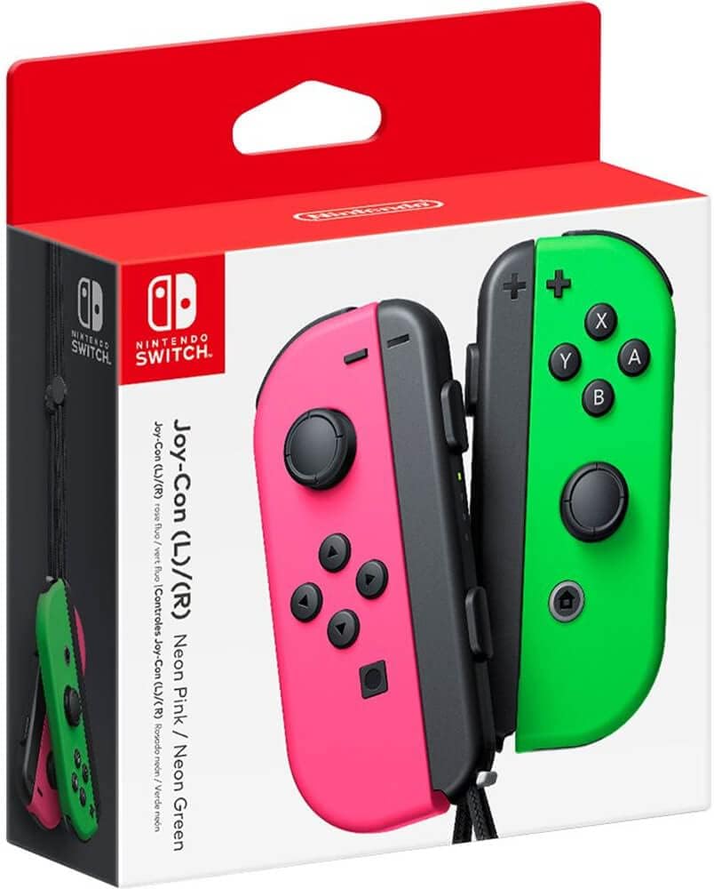 Nintendo Switch Set 2 Joy-Con Verde-Rosa