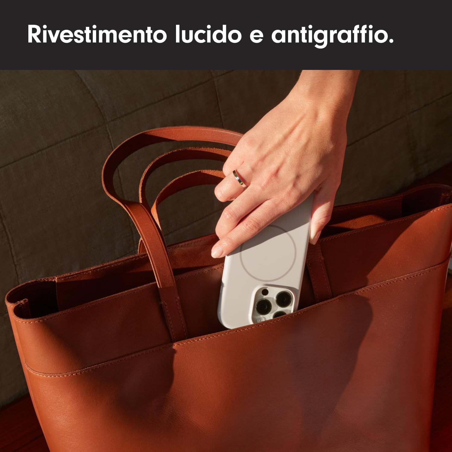Custodia Beats con Magsafe in Silicone per iPhone 16 Pro Max - Bianco