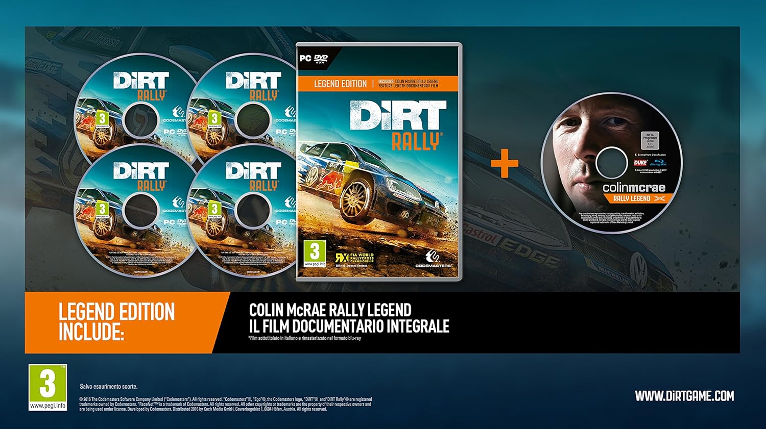 Dirt Rally Legend Edition - PC