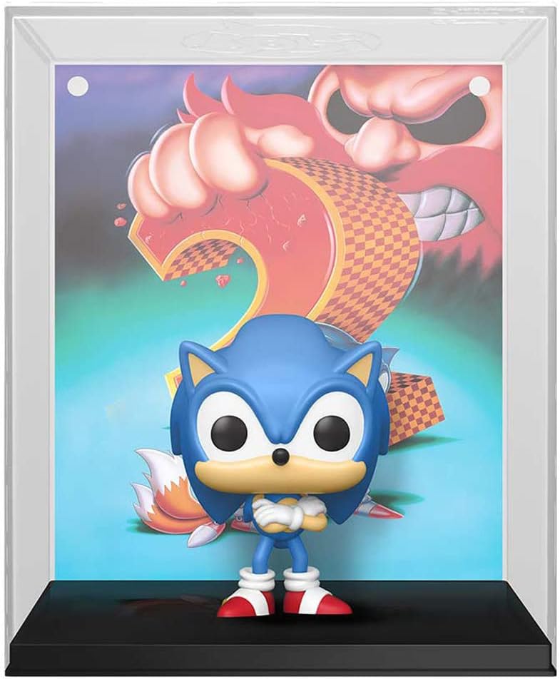Funko POP! Game Cover: Sonic the Hedgehog - 01 Sonic (Exclusive) 9Cm