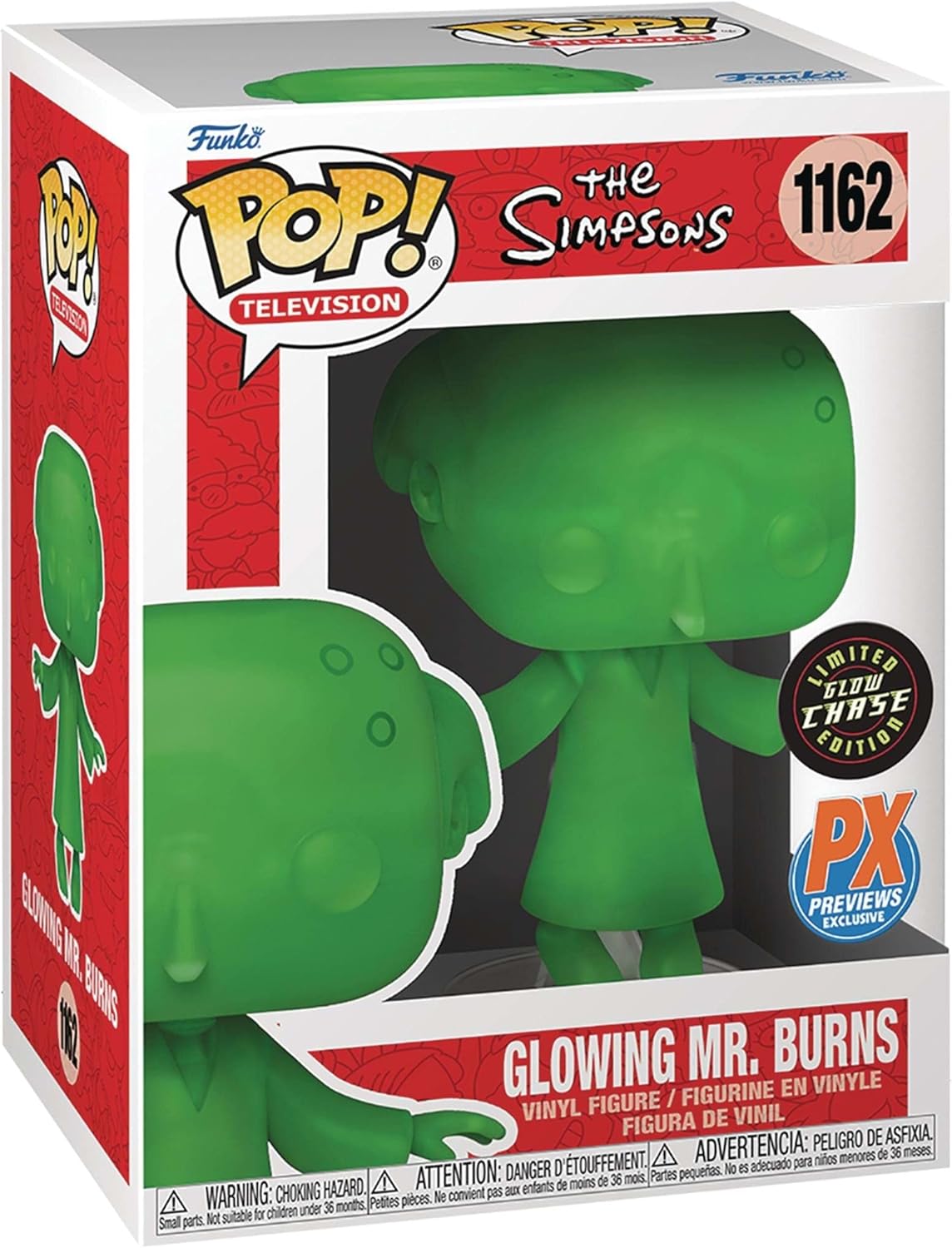 Funko POP! The Simpson - 1162 Glowing Mr. Burns (Exclusive) 9Cm Chase