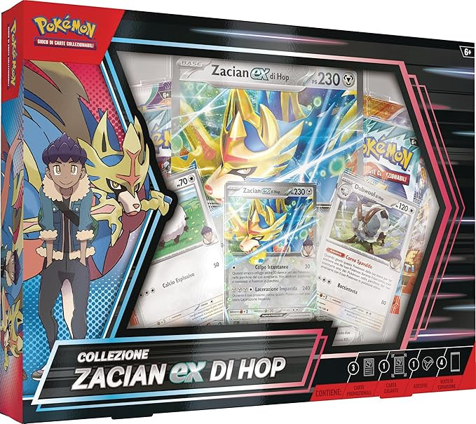 Pokemon ITA Collezione Zacian-EX di Hop