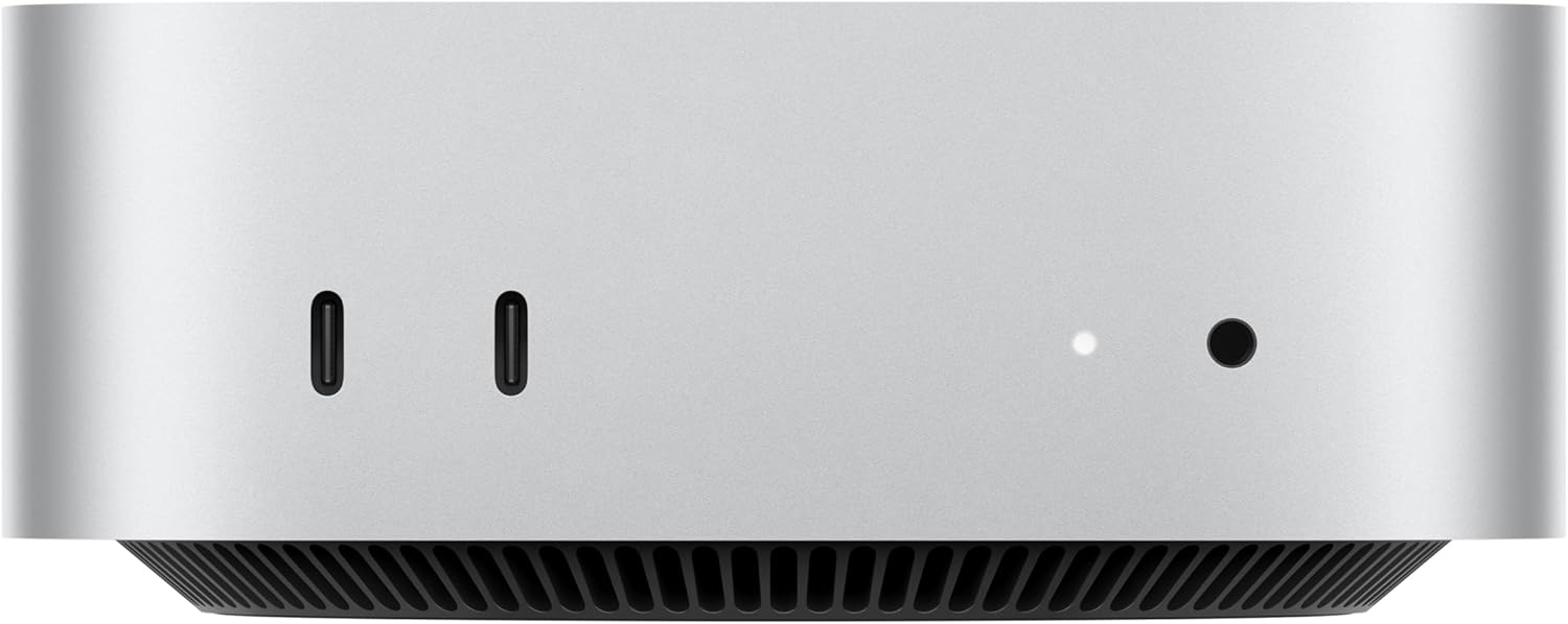Mac Mini M4 chip con 10 core CPU e 10 core GPU, Ram 16GB, 256GB SSD