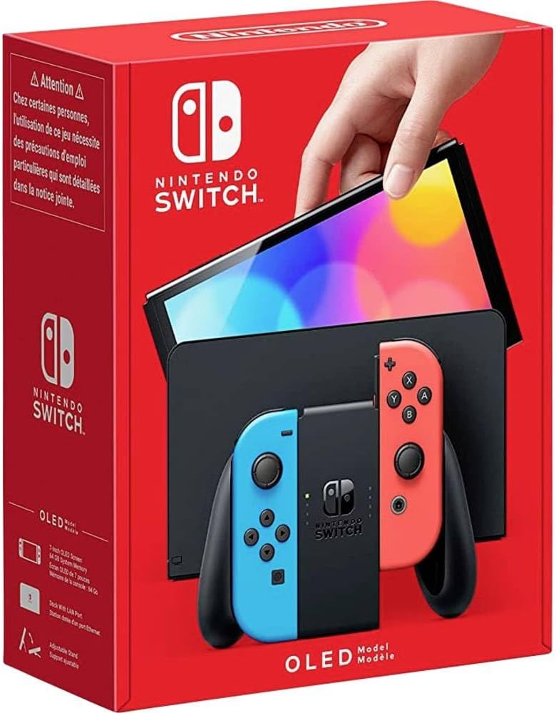 NINTENDO Switch OLED Joy-Con Rosso Blu