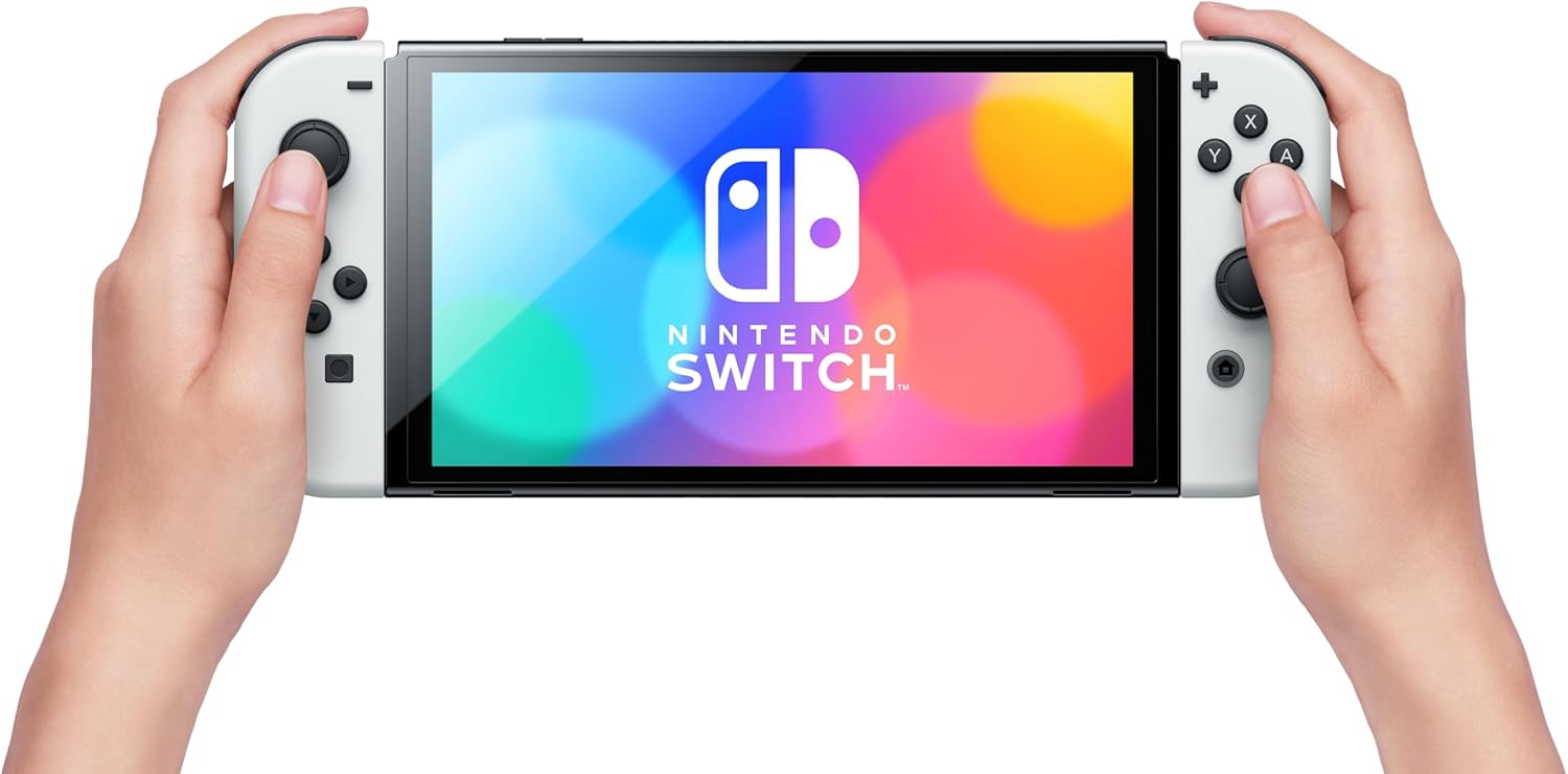 NINTENDO Switch OLED Bianca+Mario Kart 8 Deluxe+12 Mesi NSO