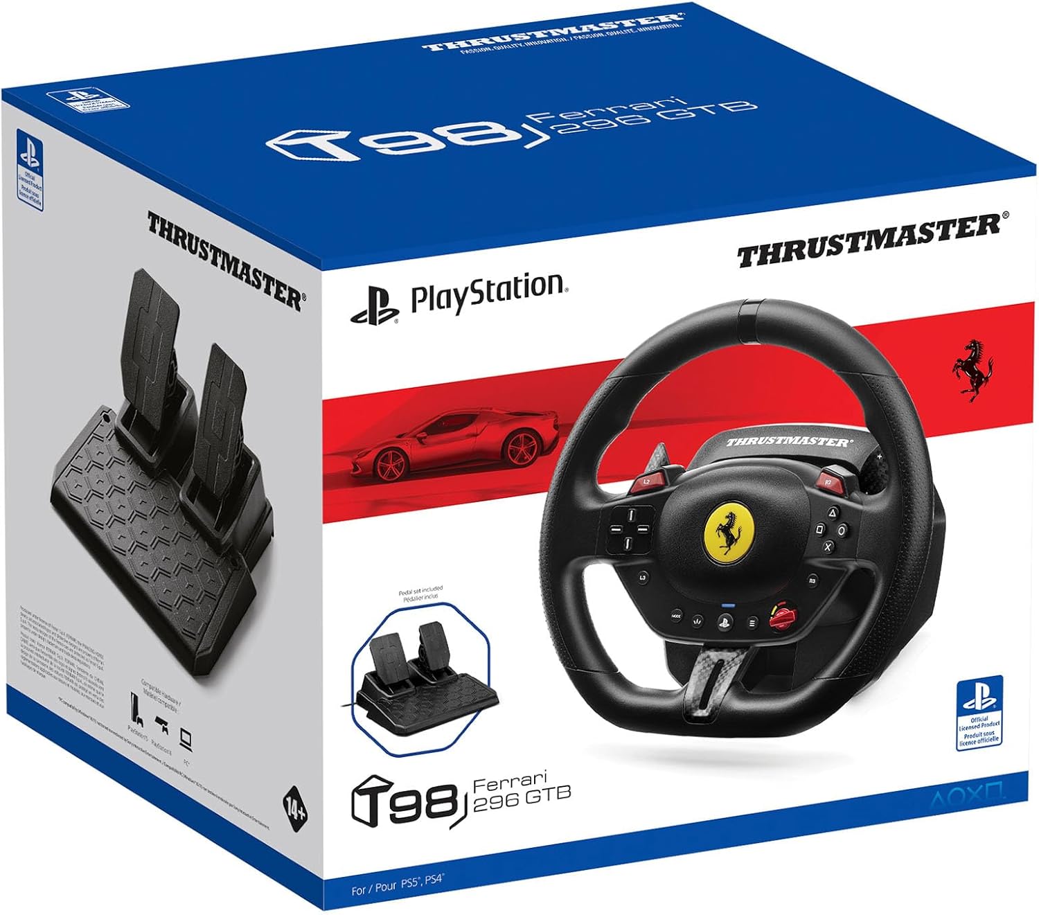 Volante Thrustmaster Bundle T98-P Ferrari 296 GTB