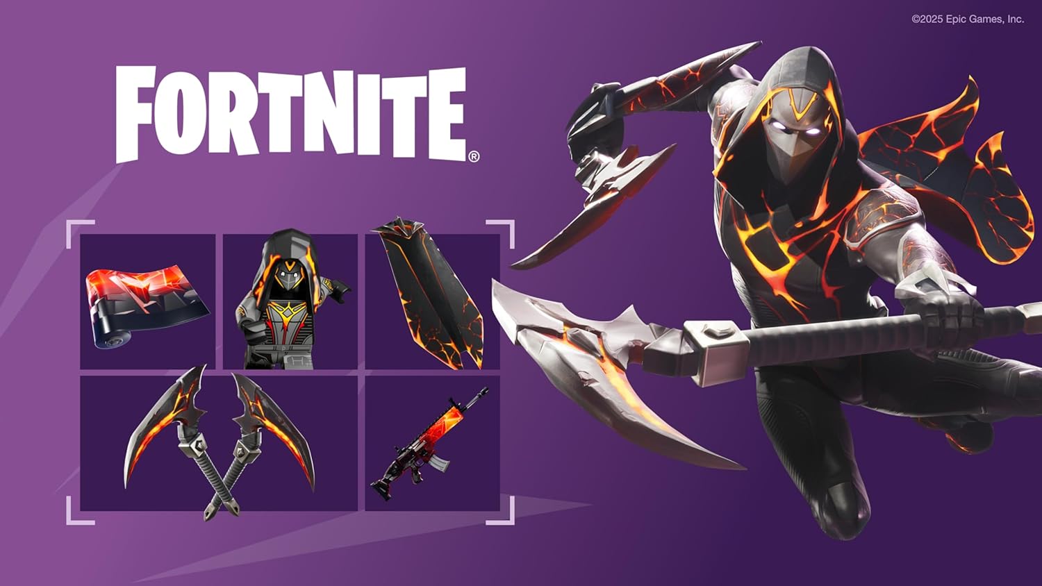 Fortnite Bundle Fuoco Oscuro e Ghiaccio
