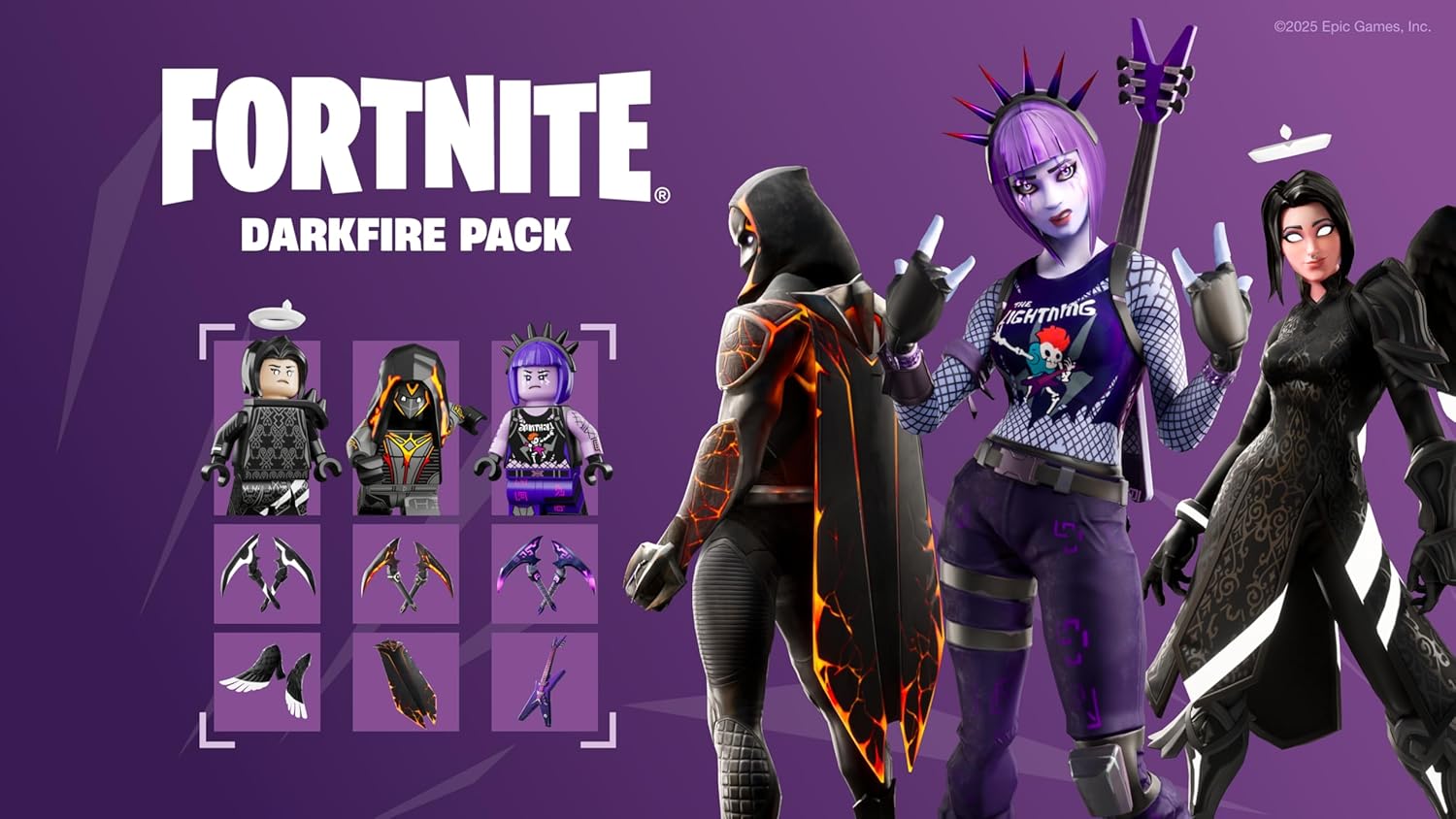 Fortnite Bundle Fuoco Oscuro e Ghiaccio