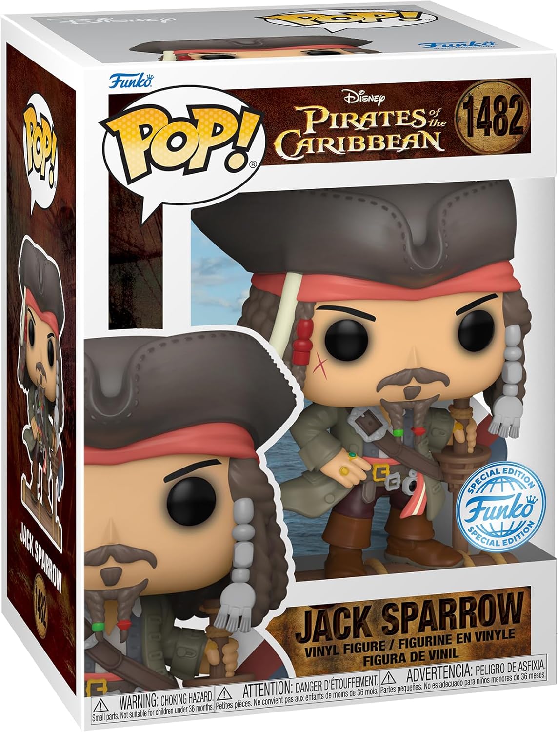 Funko POP! Pirates of the Caribbean Jack Sparrow 1482