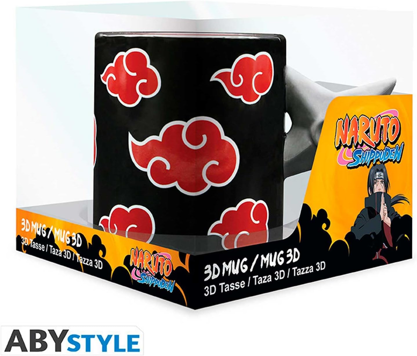 Tazza 3D Naruto Shippuden Shuriken & Akatsuki