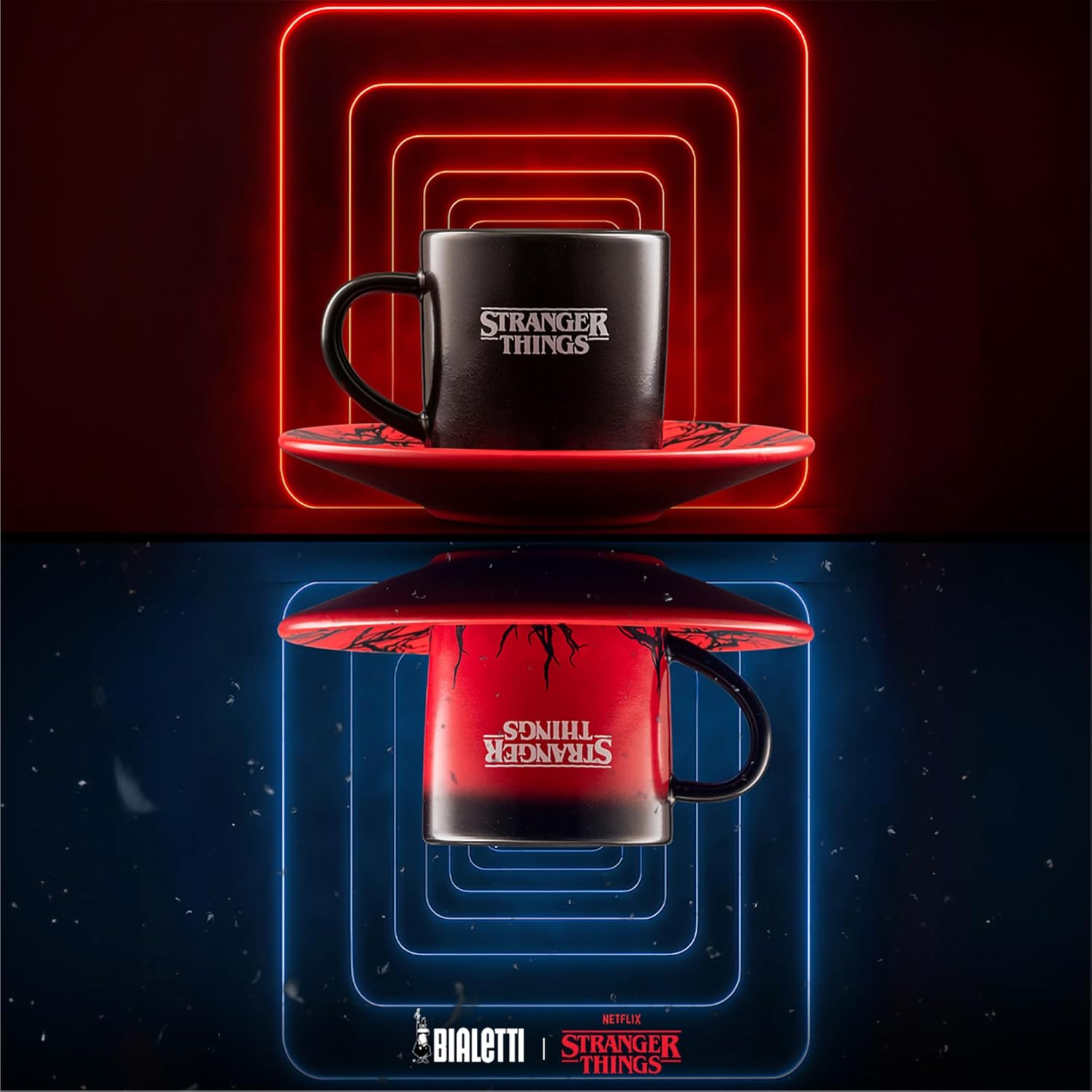 Set 2 Tazzine Cambia Colore Stranger Things