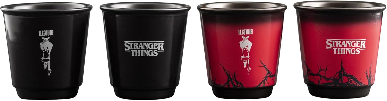 Set 4 Bicchierini Cambia Colore Stranger Things