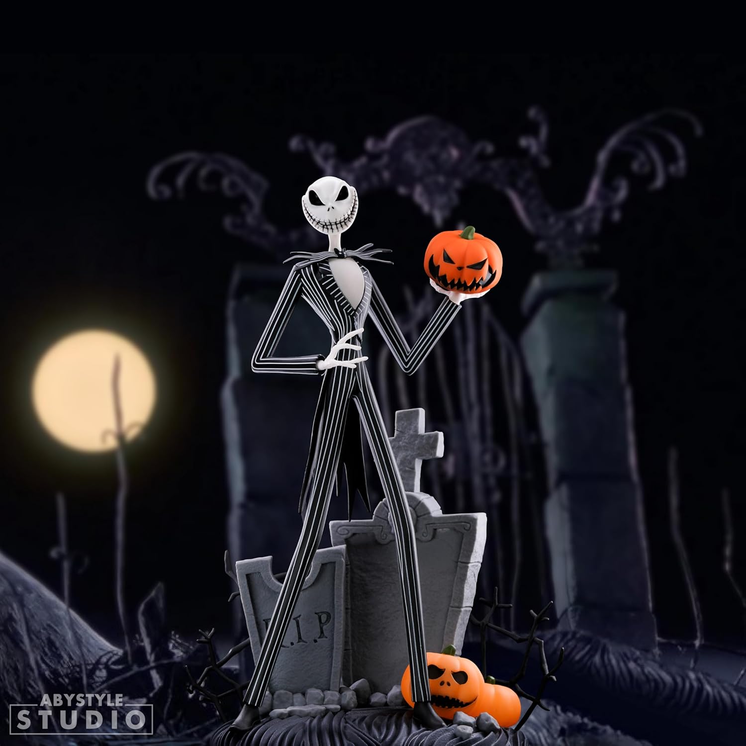 Nightmare Before Christmas Jack Scary Smiling Face Figure